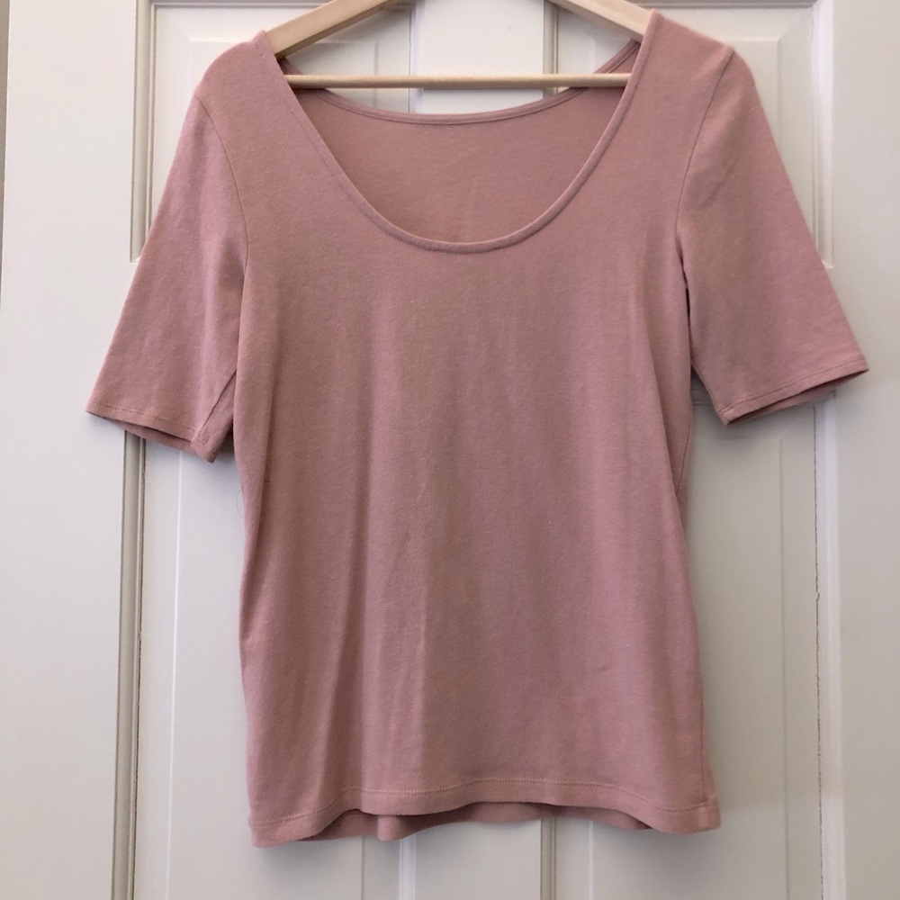 Madewell rose color tee